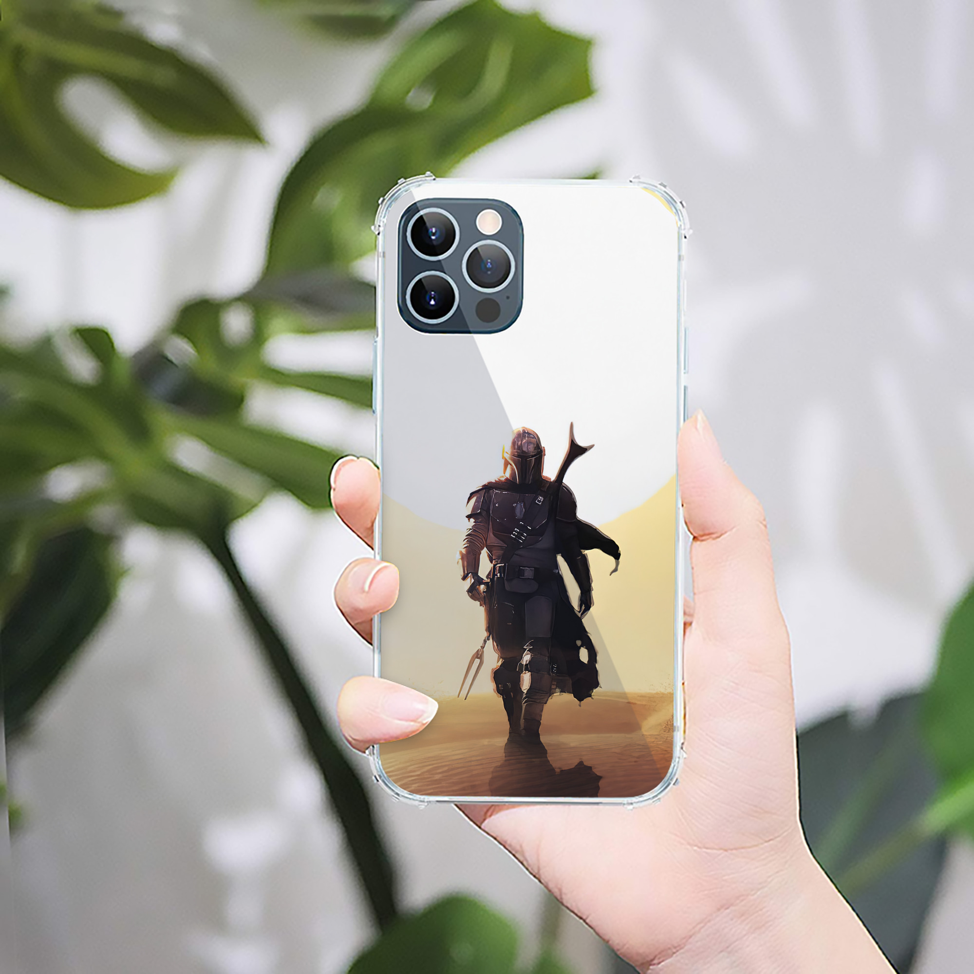 （画像用） スター・ウォーズ Star Wars 【iPhone 12シリーズ対応】透明スマホケース（クリアソフトケース）